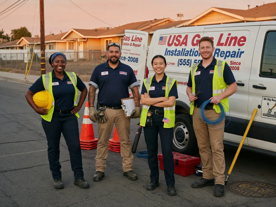 Gas Line Installation company in Dahlen, ND